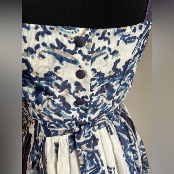 Anthropologie MAEVE -Catmint Porcelain Dress - Picture 4 of 9